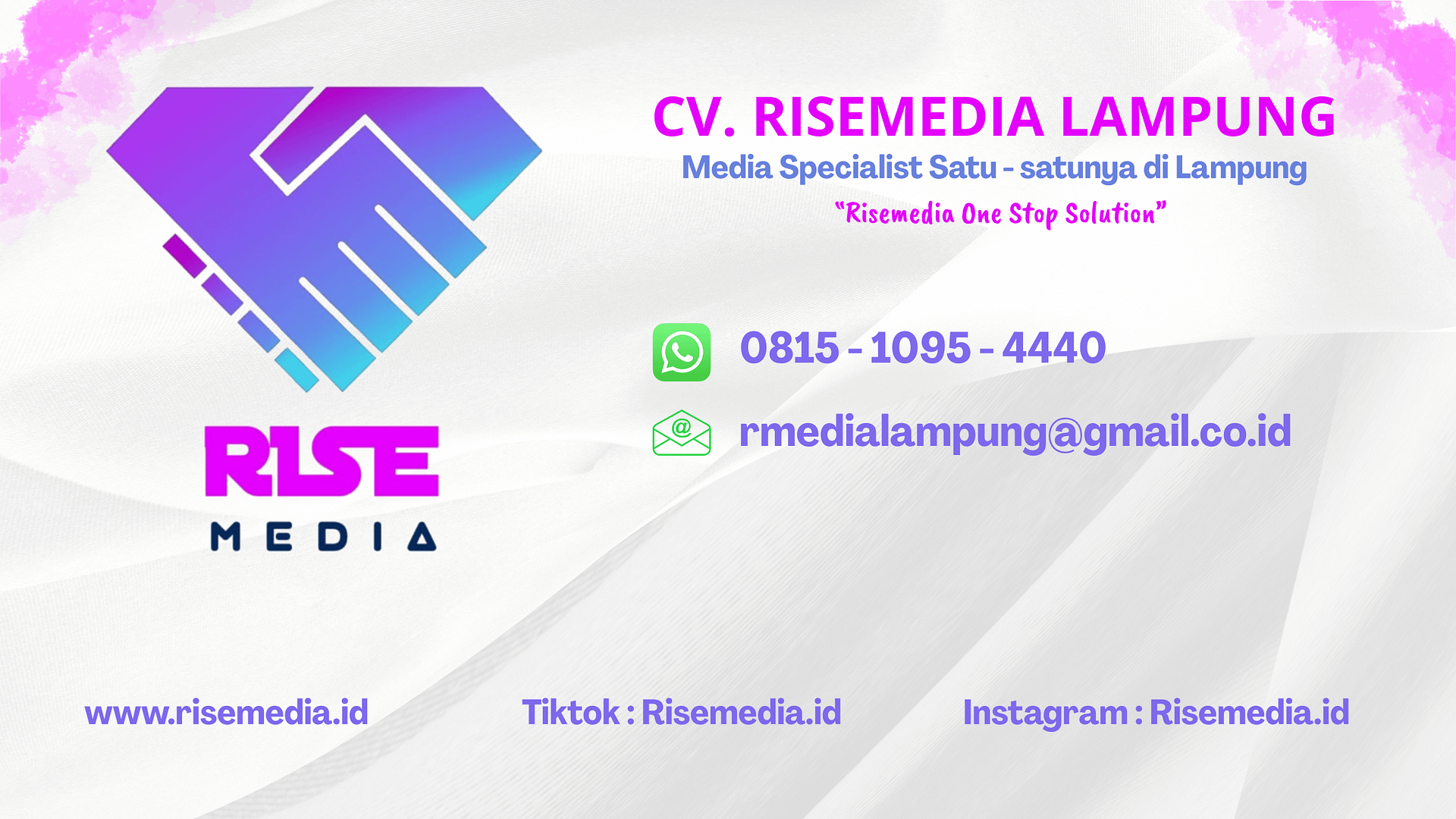 CV. RISEMEDIA LAMPUNG CV. RISEMEDIA LAMPUNG